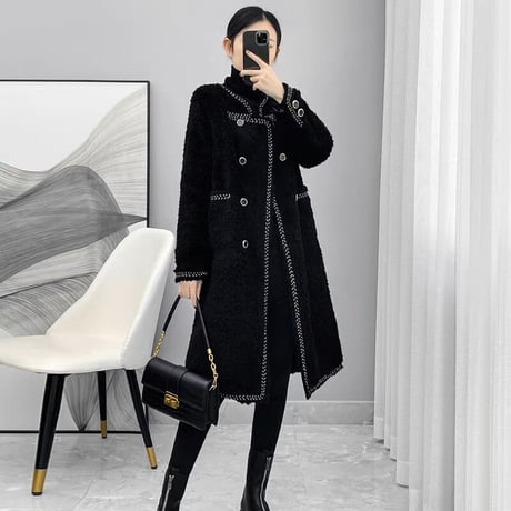 【ウール】boa long coat