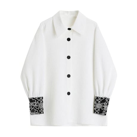 big collar blouse