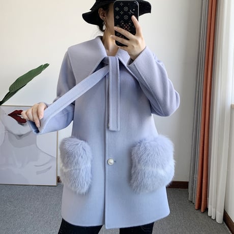 fox fur coat
