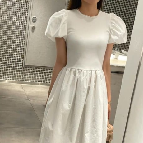 puff sleeve onepiece