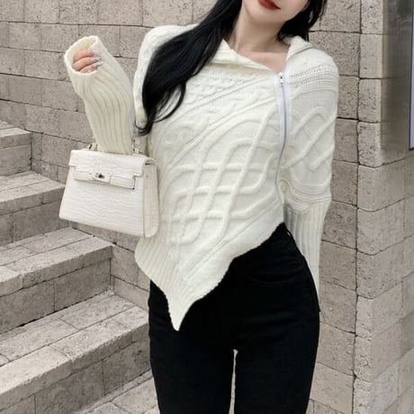 zipper knit