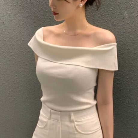 offshoulder  knit