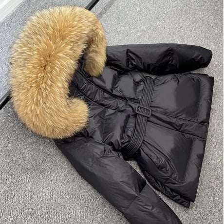 real fur down jacket