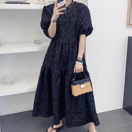 puff sleeve onepiece