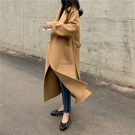 【ウール】long coat