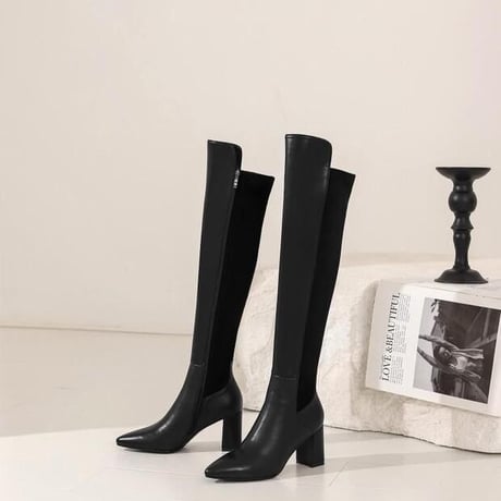 美脚【牛革】long boots