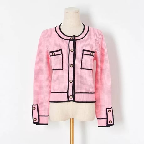 bicolor cardigan