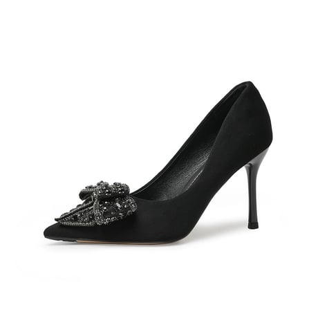 【選べるヒール】ribbon pumps 9cm