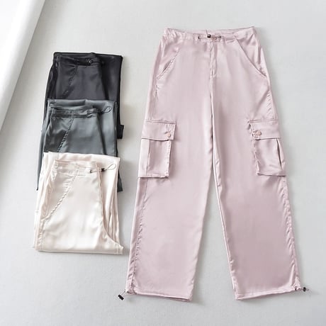 satin pants