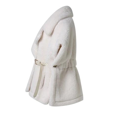 ベルト付き poncho coat