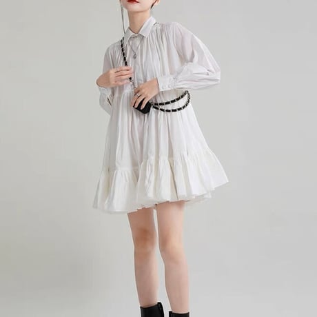 flare long shirt