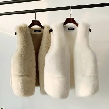 eco fur vest