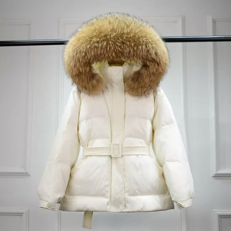 real fur down jacket