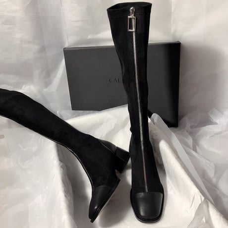 suède long boots