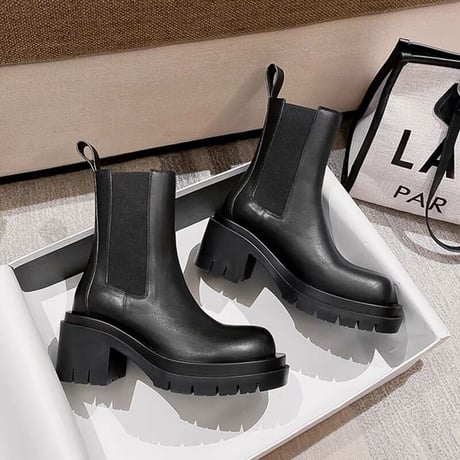 【本革】side goa short boots