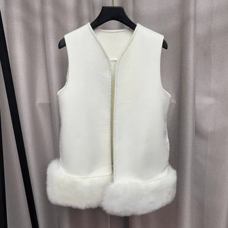 fox fur vest