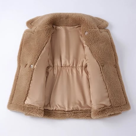 ベルト付き poncho coat