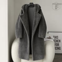 フード付き 【ウール100%】 long coat