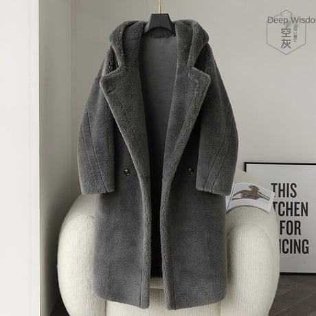 フード付き 【ウール100%】 long coat