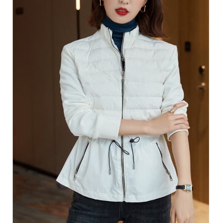 peplum down jacket