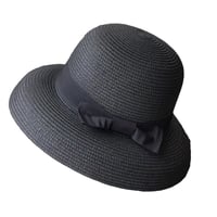 ribbon straw hat