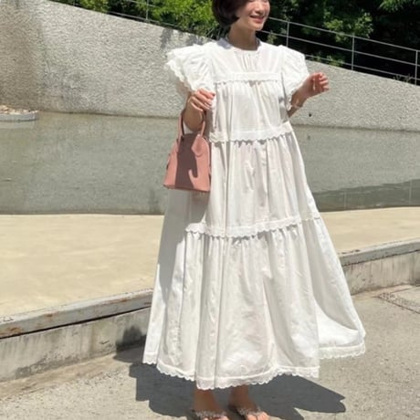 frill sleeve onepiece