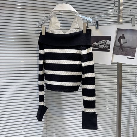 border knit set