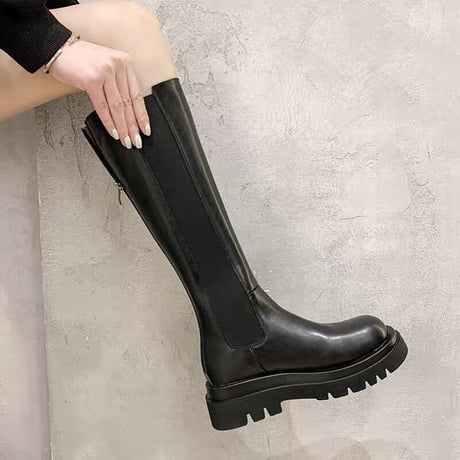 side goa long boots
