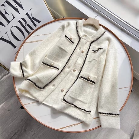 pearl button cardigan