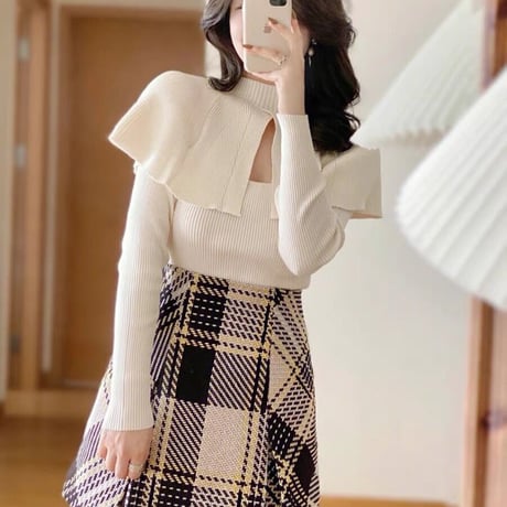 cape manto  knit