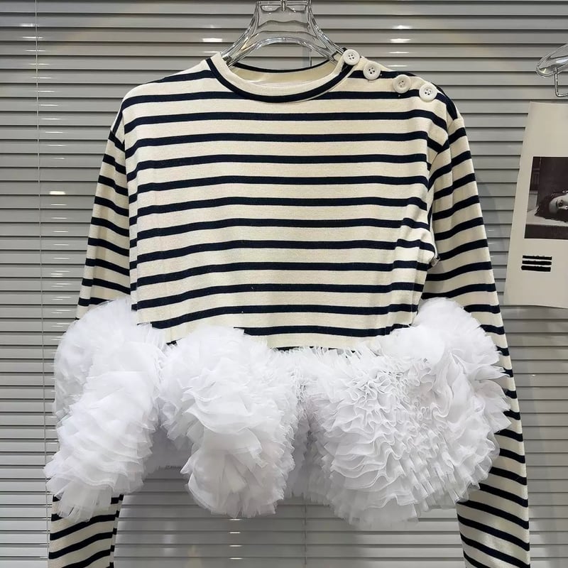 tulle boarder tops | BrillantSelect Store