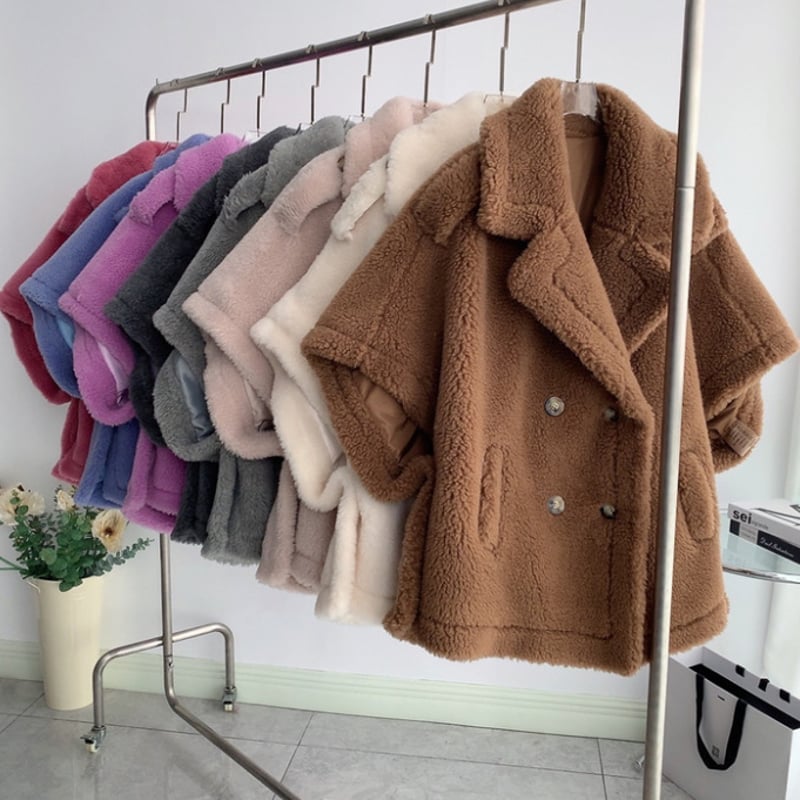 ウール100%】poncho coat | BrillantSelect Store ウール100%】poncho coat | BrillantSelect Store
