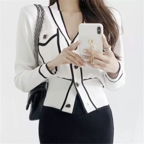 vneck cardigan