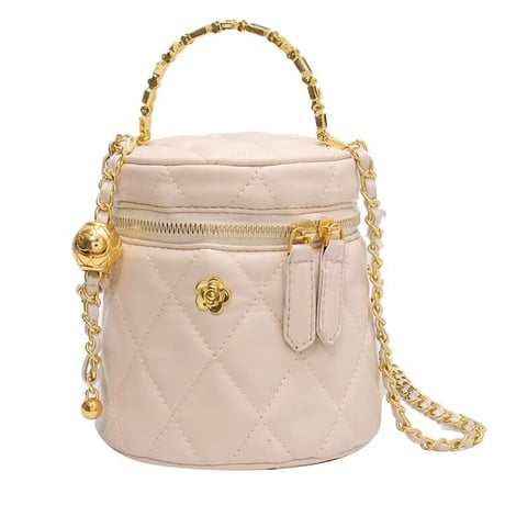 flower point bucket bag