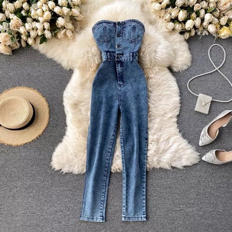denim rompers