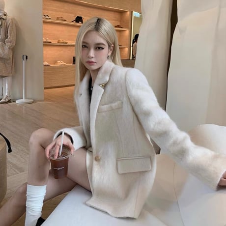 gold button jacket
