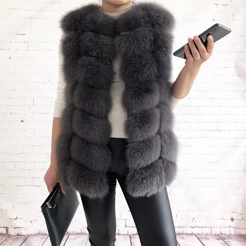 fox fur vest | BrillantSelect Store