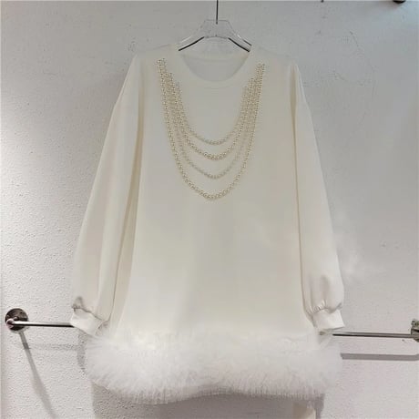 neck pearl onepiece