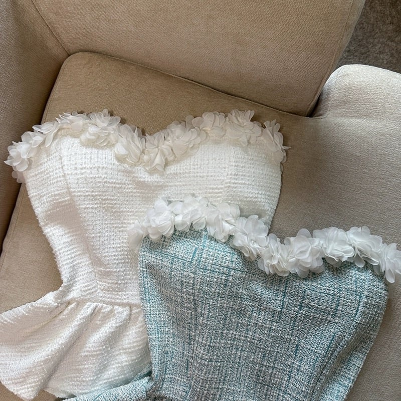 flower tweed peplum tops | BrillantSelect Store flower tweed peplum tops | BrillantSelect Store