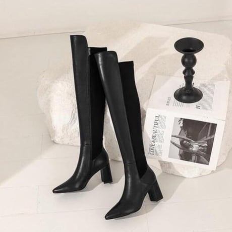 美脚【牛革】long boots