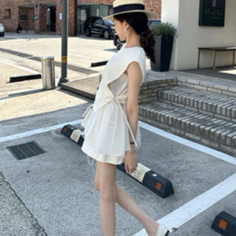 tulle 切り替え knit