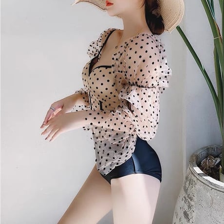 see-through dot momokini