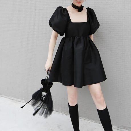 Square neck  onepiece