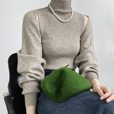 2piece sleeveless knit
