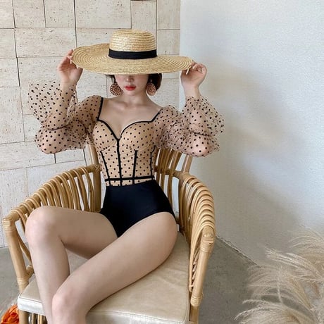 see-through dot momokini