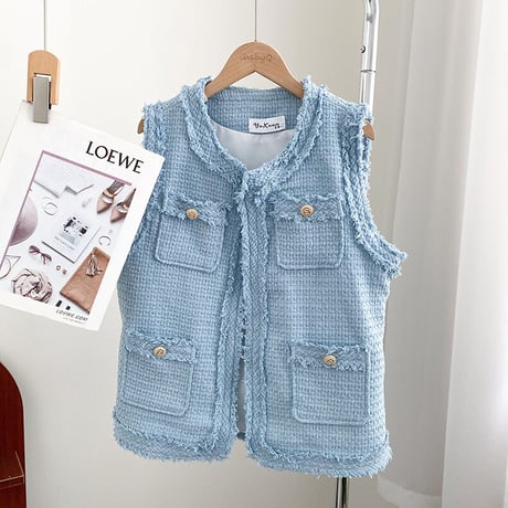tweed vest