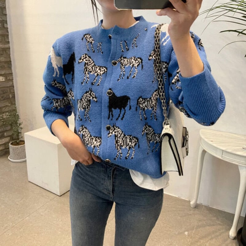 即納あり】animal cardigan | BrillantSelect Store