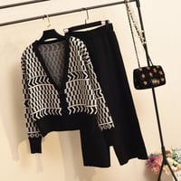 カーディガンセットアップ