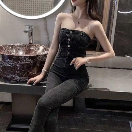 denim rompers