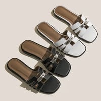 buckle flat sandal